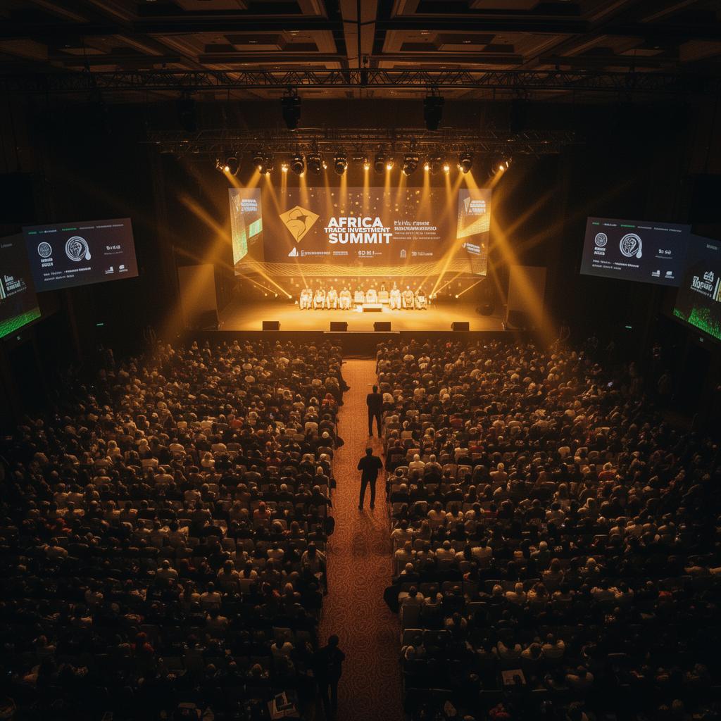 Africa Trade and Investment Summit hall